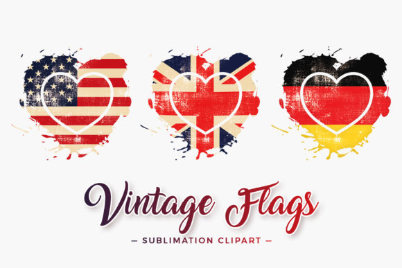 Download Flags Heart Splash Sublimation Designs - Designs Collection