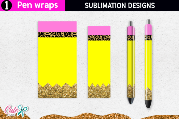 Download Leopard Pen Wraps Sublimation Designs - Designs Collection