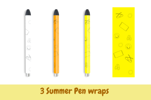 Download Pen Wraps 3 Designs Summer Hot Season - Designs Collection