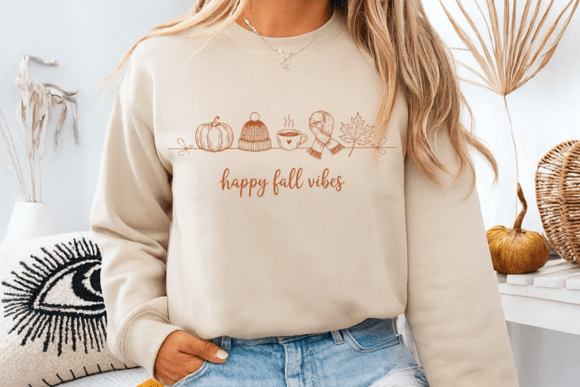 Download Happy Fall Vibes PNG, Autumn Pumpkin - Premium Resources
