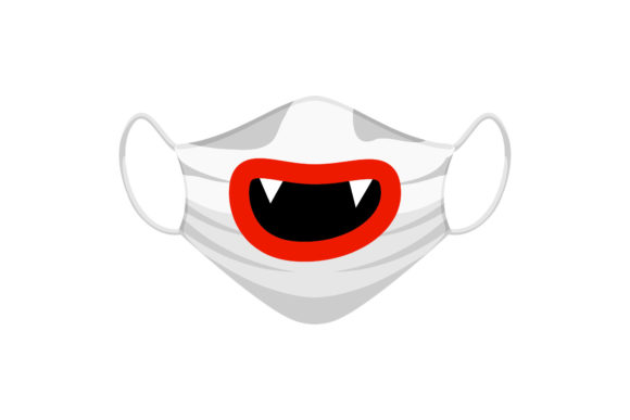Download Halloween Monster Mouth Mask Expression - Mouth mask Collection