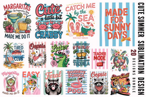 Download Cute Summer Sublimation PNG Designs Bund - Designs Collection