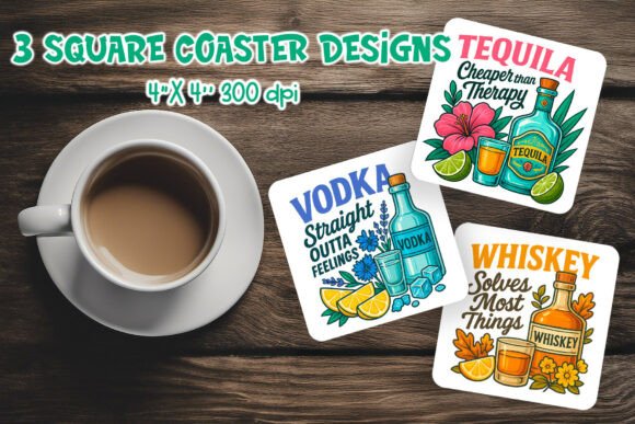 Download Alcohol Drink Coaster PNG Designs - Designs Collection