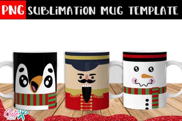 Download Christmas Faces Mug Sublimation Designs - Designs Collection