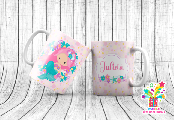 Download Mermaid Mug Sublimation Designs - Designs Collection