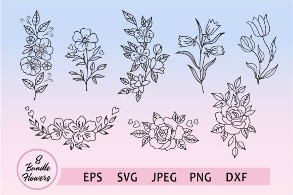 Download Bundle of Flower Designs - Designs Collection