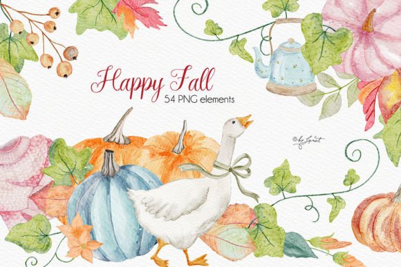 Download Happy Fall Clipart - Premium Bundle