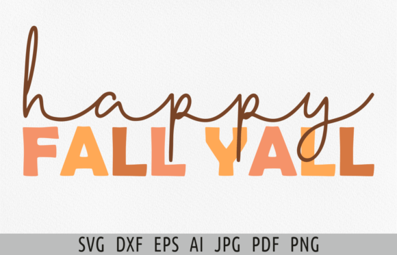 Download Happy Fall Yall Svg Fall Sign Svg Autumn - Happy fall Collection